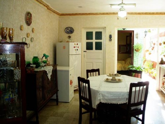 'Dining room' Casas particulares are an alternative to hotels in Cuba.